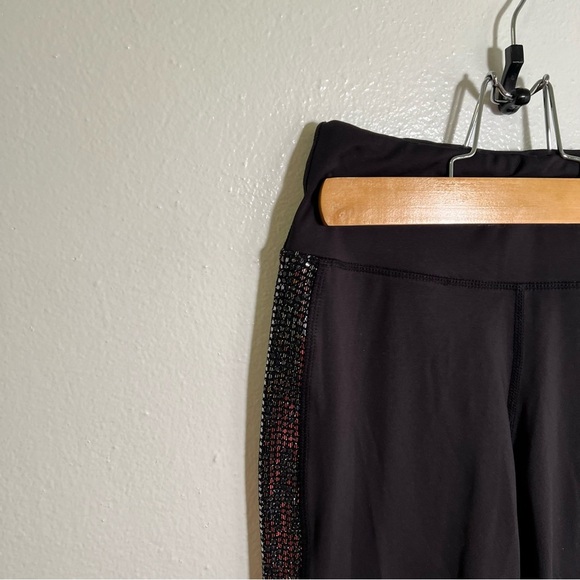 Pam & Gela Move Fast Legging Black Sequin Side Stripe P - Picture 5 of 9